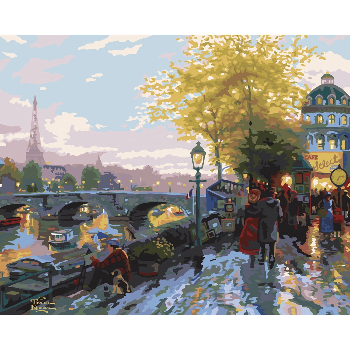 Paint By Number Kit 16"X20"Paris Eiffel Tower