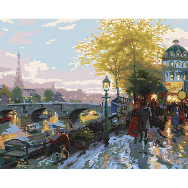 Paint By Number Kit 16"X20"Paris Eiffel Tower