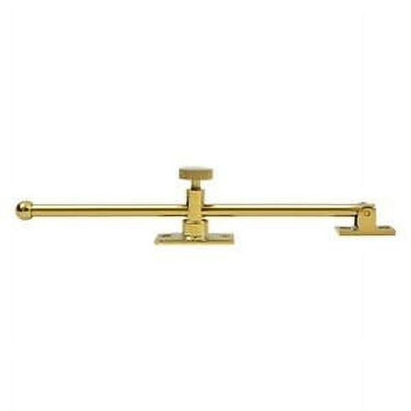 Deltana CSA10CR003 10" Casement Stay Adjuster in PVD Polished Brass