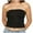 Black, variant on ZyeKqe Womens Tube Tops Strapless Crop Top Basic Backless Sleeveless Bandeau Summer Outfits