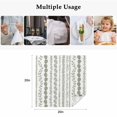 thumbnail image 6 of Cloth Napkins Set of 4 - 20x20 Inches, Sage Green Botanical Washable Reusable Table Napkins, Summer Botanical Leaf Vertical Stripes Soft & Absortbent Dining Napkin for Party Wedding Hotel Restaurant, 6 of 9
