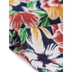thumbnail image 5 of Blusas de Flores para Mujeres de Talla Grande Agnes Orinda con Cuello en V, Volantes, Mangas 3/4, Tops Peplum 4X Amarillo, 5 of 8