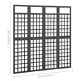 thumbnail image 2 of vidaXL Room Divider Freestanding Privacy Screen for Bedroom Solid Wood Fir, 2 of 82