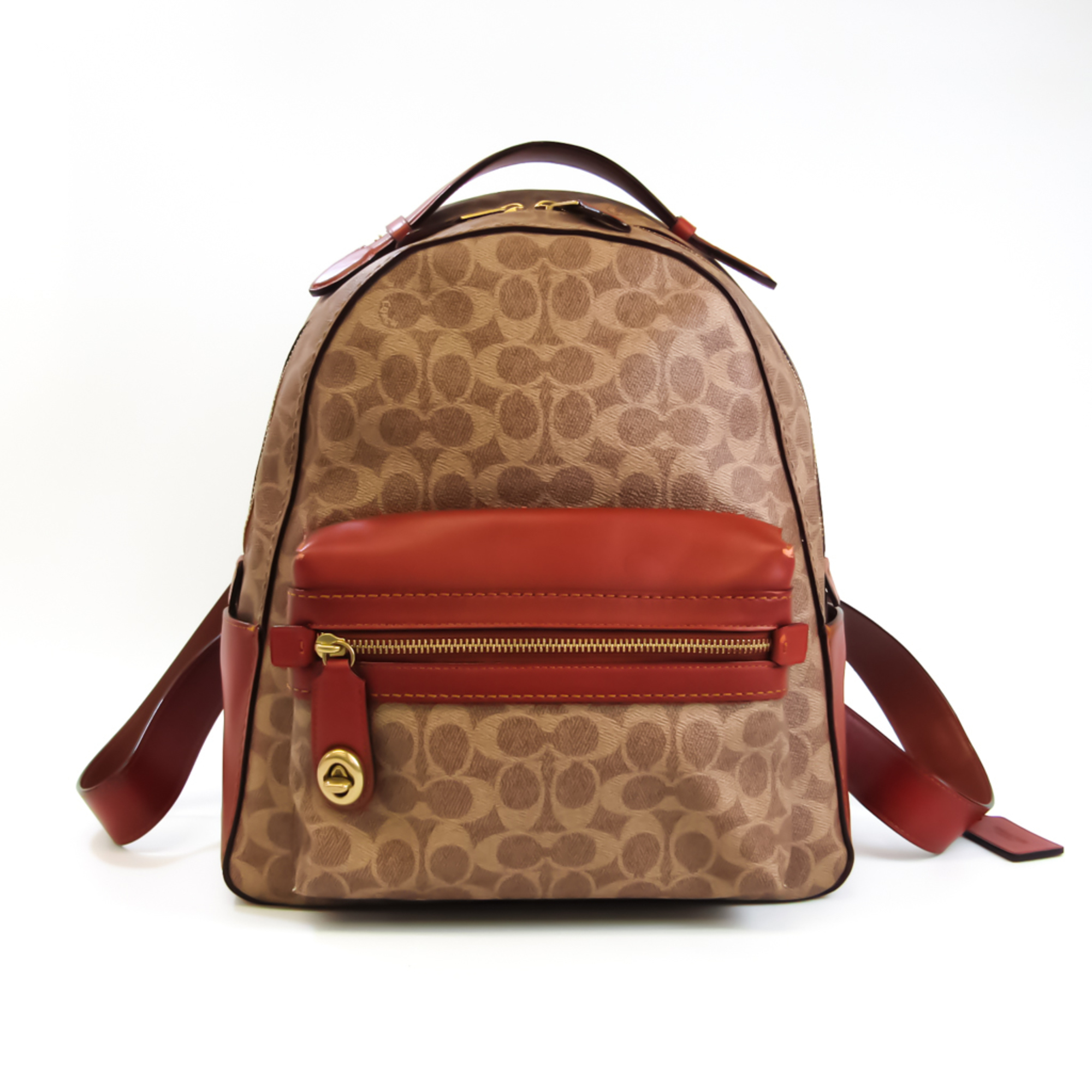 coach backpack women india Outlet Large Court In Signature Canvas Refined pebble leather Inside zip cell phone and multifunction pockets Laptop compartment with zip closure Zip closure recycled polyester lining Top handle with 2 drop Outside zip pockets Adjustable shoulder straps Fits a 12 (zip compartment) or 13 (main compartment) laptop 10 3/4 (L) x 14 (H) x 5 1/4 (W) Style No. Used Coach Signature 68168 Womens