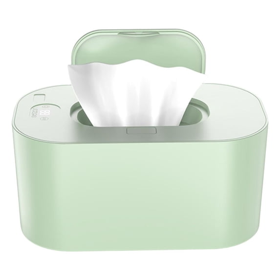 Portable Wipe Warmer 10W Top Heating USB Wipe Dispenser for Outdoor Travel , green