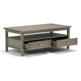 thumbnail image 3 of Atlin Designs Table Basse Rectangulaire en Pin Massif Gris Vieilli 48 Pouces x 24 Pouces x 18 Pouces, 3 of 5