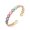 Style 1, variant on PAENENPH 14K Gold Crystal Evil Eye Open Cuff Bangle for Women,Delicate Colorful Devil's Eye Beaded Open Bangle Bracelet,Fashion Christmas Jewelry Gift for Her