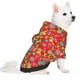 thumbnail image 2 of Fotbe Vector Mexican Otomi Style Bright Sudadera con Estampado para Perros Pequeños – Suéter con Capucha para Mascotas, Tela Suave de Forro Polar con Bolsillo-Medium, 2 of 7
