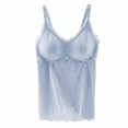 thumbnail image 2 of Naittoop Lace Nursing Camisole Tank Tops for Women Breastfeeding Adjustable Spaghetti Straps Built-in Bra Undershirts, 2 of 5
