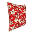 thumbnail image 2 of Haiem Lilies Flowers Print Velvet Soft Solid Decorative Square Throw Pillow Covers Set with Elegant Piping Christmas Cushion Case for Sofa Bedroom Car-16"x16", 2 of 8