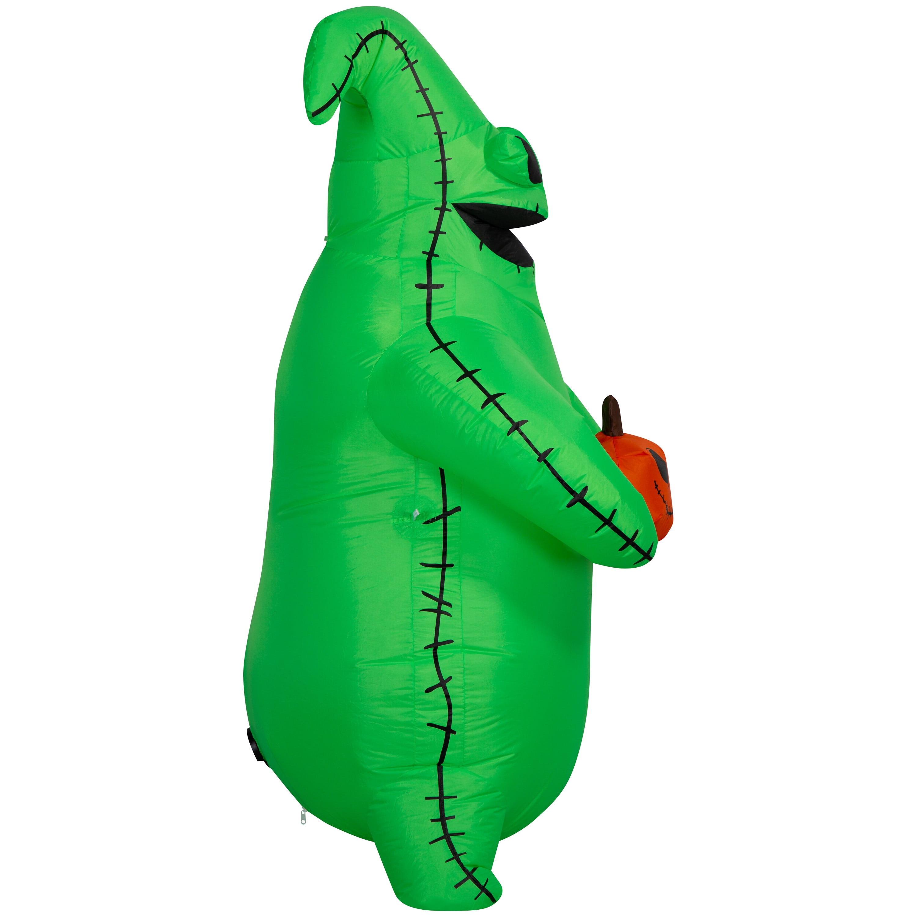 Airblown Halloween Yard Inflatables Light Oogie Boogie Jack Pumpkin Head Disney, 5 ft
