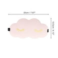 thumbnail image 2 of Unique Bargains 1 Pc Cloud Eyelash Pattern 3D Eye Mask for Rest for Travel Light Pink Polyester Sponge, 2 of 4