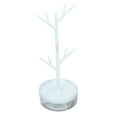 thumbnail image 4 of Jewelry Hanging Tree Stand Necklace Rack Organizer Storage Box Jewelry Rack Student Earrings Desktop Display Rack Dustproof Branch Shape Creative Craft Sewing Supplies Storage, 4 of 8