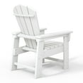 thumbnail image 3 of WestinTrends Malibu Kids Outdoor HDPE Adirondack Plastic Patio Chair, White, 3 of 15