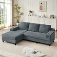 thumbnail image 4 of Soscana Modular Sofa Couch,L Shaped Sectional Sofa with 2 Cup Holders for Living Room,Apartment,APT, 4 of 11