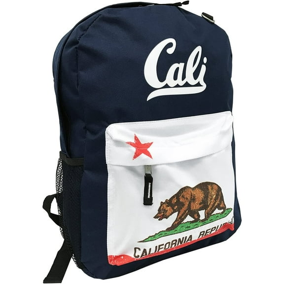 Track California Backpack Classic Everyday Pack Navy