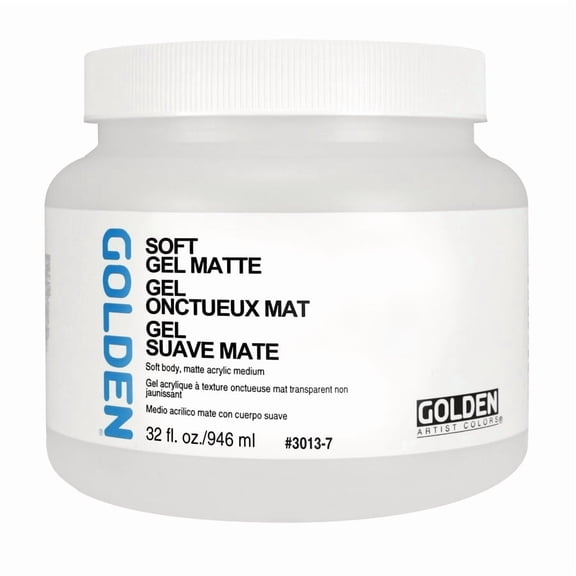 Golden Artist Colors - Soft Gel Matte - 32 oz Jar