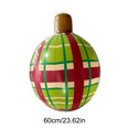 thumbnail image 2 of Yuhsdv 24 Inch Giant PVC Inflatable Christmas Ball Ornaments Large Xmas Blow Ball Decorations Inflatables  Holiday Decorations Christmas Decor for Home Outdoor, 2 of 9