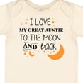 thumbnail image 4 of Inktastic I Love My Great Auntie to the Moon and Back Boys or Girls Baby Bodysuit, 4 of 5
