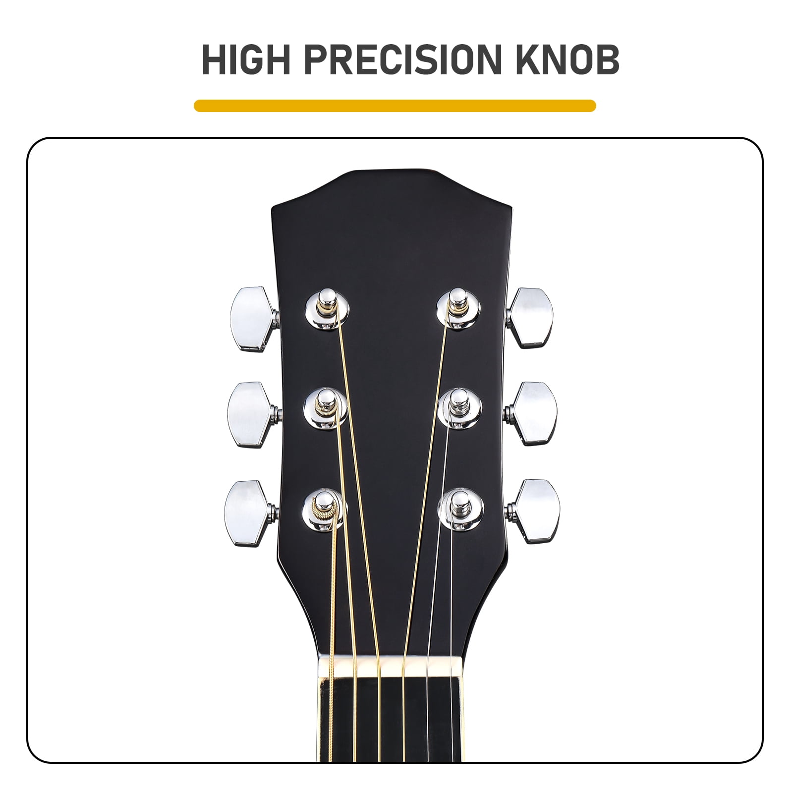 41-Inch Full-Size Dreadnought Cutaway Acoustic Guitar with Basswood Body, Steel Strings, and Starter Accessories for Beginners and Adults
