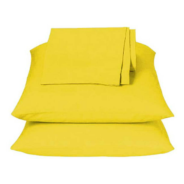 Solid Yellow Sheet Set Full Size from the Primary Colors Collection