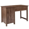 thumbnail image 5 of Emma + Oliver Crosscut Oak Wood Grain Finish Computer Desk with Metal Drawers, 5 of 6
