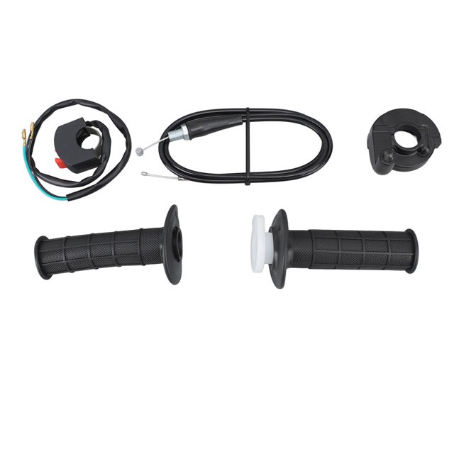 Mango del acelerador de 22 mm Empuñadura del acelerador del acelerador para moto de cross de 4 tiempos de 50 cc, 90 cc, 110 cc, 125 cc, 140 cc, 150 cc, 200 cc, 250 cc