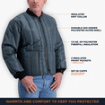thumbnail image 4 of RefrigiWear Econo-Tuff Jacket - 15°F Comfort, Insulated, Water-Repellent, Durable, Lightweight Workwear for Cool Weather Protection, 4 of 7