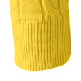 thumbnail image 6 of TOUMENY Men Winter Half Zip Sweater Casual Soft Comfy Knit Pullover Long Sleeve Solid Slim Crew Neck Basic Warm Fall Tops Yellow M, 6 of 7