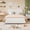 Pure white TWIN, variant on s Boucle Upholstered Platform Bed Frame with Headboard - Low Profile, Rounded Corners, Heavy-Duty Wooden Slats, Noise-Free, No Box Spring Needed, Easy Assembly - Pink, Queen