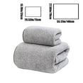 thumbnail image 5 of 2PCS Bath Towel Set, InsCrazy Bath Towels 100% Cotton Towels Bathing Thickened Quick Drying Large Towel Washcloth Water Absorbent Oversized Soft Bathroom Towels 55 X 28Inches, 5 of 7