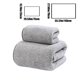thumbnail image 3 of Set de toallas de baño de terciopelo: extragrande de 70x140 cm, de secado rápido, ultraabsorbente, engrosado, suave gris/morado/café/blanco, duradero, sin esponjoso, paño para el hogar, 3 of 6