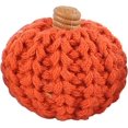 thumbnail image 1 of Artificial Pumpkins Crocheted Harvest Fall Thanksgiving Table Decors Small Pumpkin Harvest Miniature Pumpkins, 1 of 7