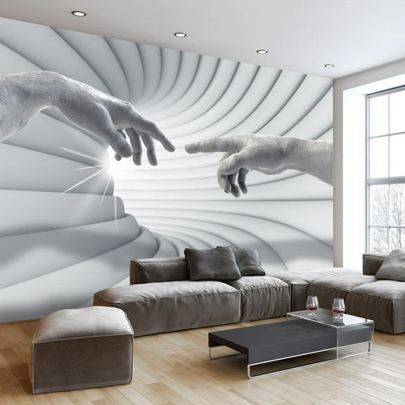 Tiptophomedecor 3D Illusion Wallpaper Wall Mural - Touch Of The Light