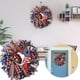 thumbnail image 5 of Xihbxyly Corona Del Día de La Independencia, Decoración de Tela, Temática Patriótica En Rojo, Blanco y Azul, Decoración Festiva para El Hogar, Versátil para Uso En Interiores y Exteriores, Fácil de C, 5 of 7