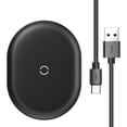 thumbnail image 4 of Cobble Chargeur Sans Fil à Charge Rapide 15W Qi EPP Certification Haute Vitesse pour Appareils iOS et Android - Baseus - Noir/blanc, 4 of 8