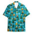 thumbnail image 4 of XIAOCHA Mens Oktoberfest Cartoon Print T Shirt Casual Short Sleeve Tees Holiday Graphic Tops, 4 of 4