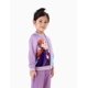 thumbnail image 3 of Chaqueta Disney Frozen Anna Girl Varsity Bomber, color morado, 5-6 años, 3 of 8