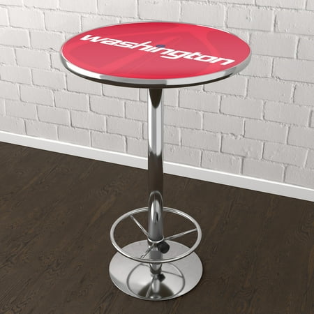 Washington Wizards NBA Fade Chrome Pub Table - Red, White, Blue