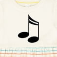 thumbnail image 4 of Inktastic Music Notes Musician Girls Baby Dress, 4 of 5