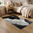 thumbnail image 2 of ODIKA 5'x7' Washable Area Rug Non-Slip, Chair-Friendly Swirl Abstract Interlocking Vein Borders Veined Streaks Flow for Dining Room, Under Table, Home Office, 2 of 7