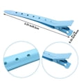 thumbnail image 3 of 24 Packs Duck Bill Clips, 3.35 Inches Rustproof Metal Alligator Curl Clips with Holes for Hair Styling, Hair Coloring, Blue, 3 of 5