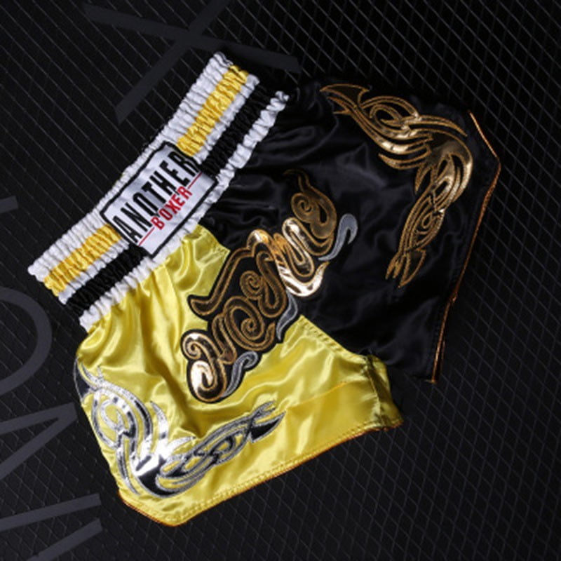 Kids/Adult Muay Thai Shorts Boxing Pants Kickboxing Fighting Printed MMA XS~3XL 