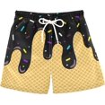 thumbnail image 1 of Boys Swim Trunks Beach Board Shorts Quick Dry Toddler Swimsuit Bathing Suits with Mesh Lining, 1 of 6