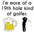 thumbnail image 2 of CafePress - 19Th Hole Kind Of Golfer Flask - Stainless Steel Flask, 6oz Drinking Flask, 2 of 2