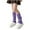 Purple, variant on FAWUUDO Leg Warmers for Kids Girls Toddler Leg Socks Knit Ribbed Baby Leg Warmers Boys Arm Warmer Christmas Gifts