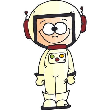 Large Wall Decorating Ideas Astronaut Space Astronomy Design School Wall Decals Classroom Decoration and Design Decals on Walls - Creative Teacher Artwork Stickers Sticker Back to School Ideas Teachers Schools Size (30x15 inch) ()