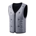 thumbnail image 2 of RYDCOT Cooling Vest for Men&Women, Ice Vest with Muti Ice Packs, Cool Lightweight Sleeveless Jacket for Hot Weather Outside Workers with Zipper Pockets M-4XL Gray, 2 of 9