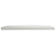 Cousin DIY Unfinished Wood Rectangular Craft Surface with Beaded Handle