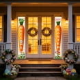 thumbnail image 2 of ddioayh Easter Door Banner 2PC Set Durable Easter Egg Bunny Decorations 30x180cm For Home Shop Party Decor, 2 of 6